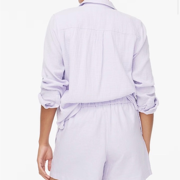 J. Crew Women's High Waist Shorts in Light Purple - Size L - NWT - Picture 3 of 7